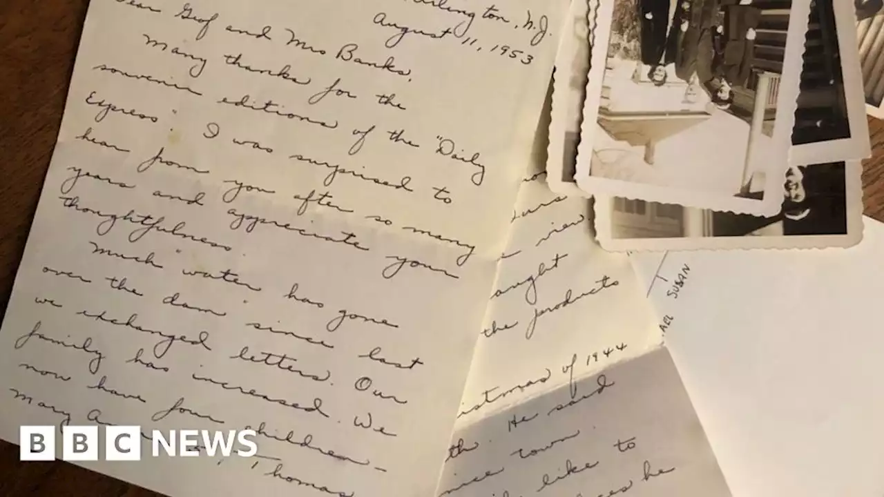 Devon and USA pen pals still in touch after both reaching 100