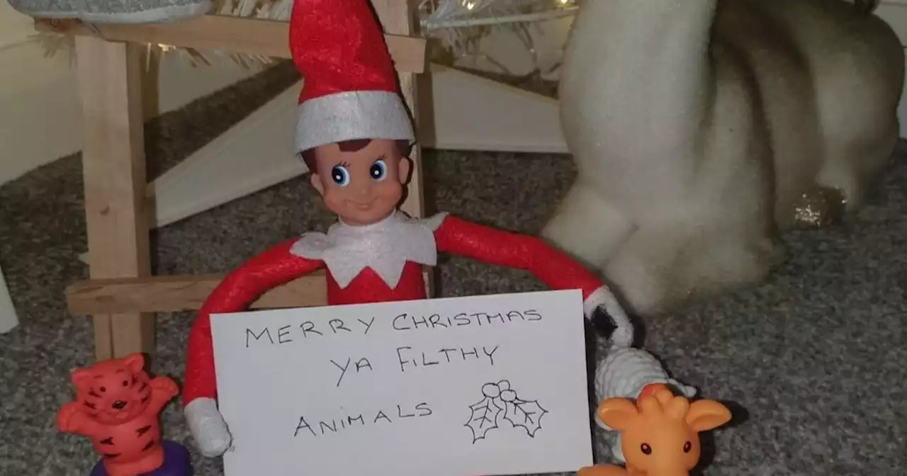 Easy Elf on the Shelf ideas as Santa's little helper returns