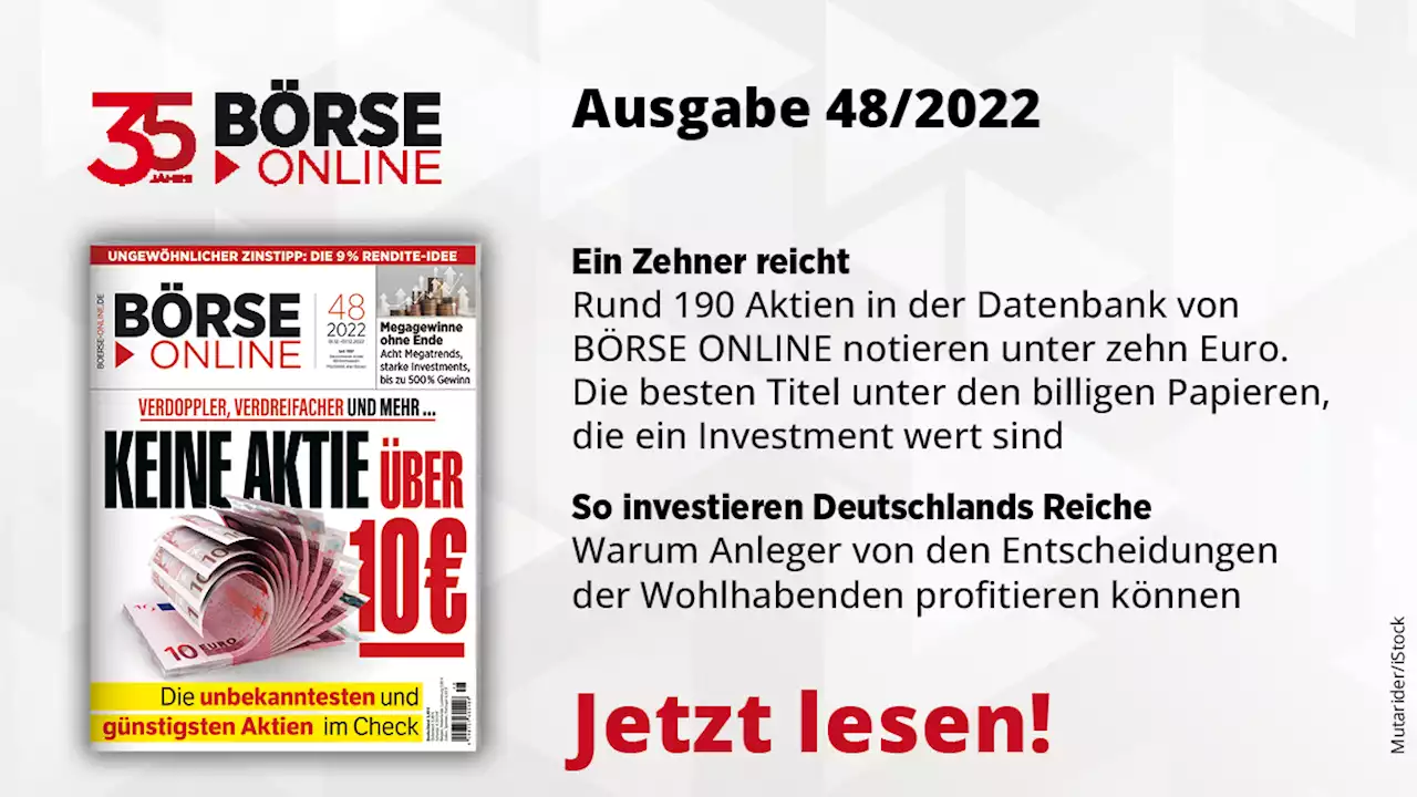 BÖRSE ONLINE 48/22 - BÖRSE ONLINE E-Paper