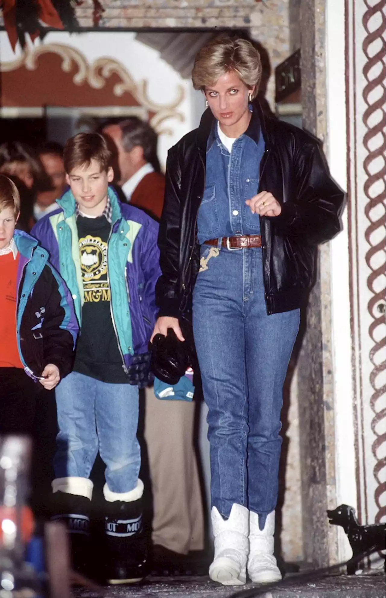 Denim For Skiing? Princess Diana Would Have Approved