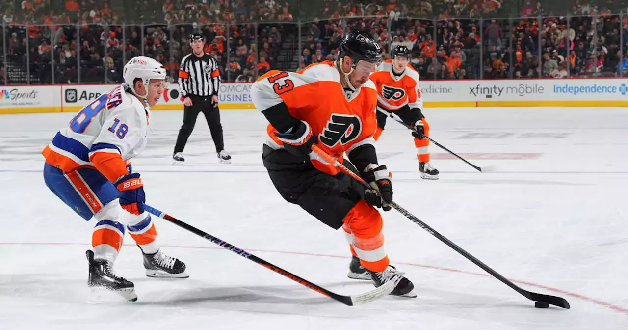 Flyers top Isles to end 10-game skid