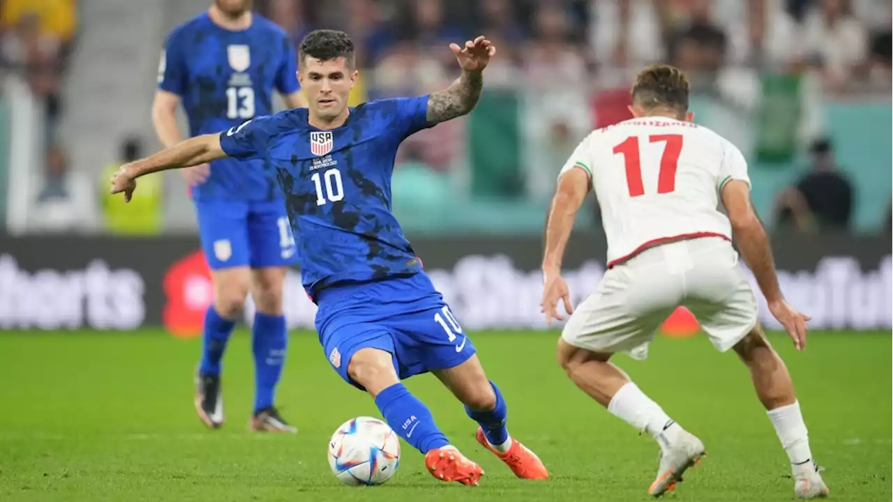 Pulisic goal advances U.S. in World Cup with 1-0 win over Iran