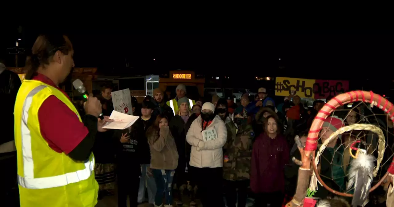 Dozens rally to save American Indian Academy of Denver