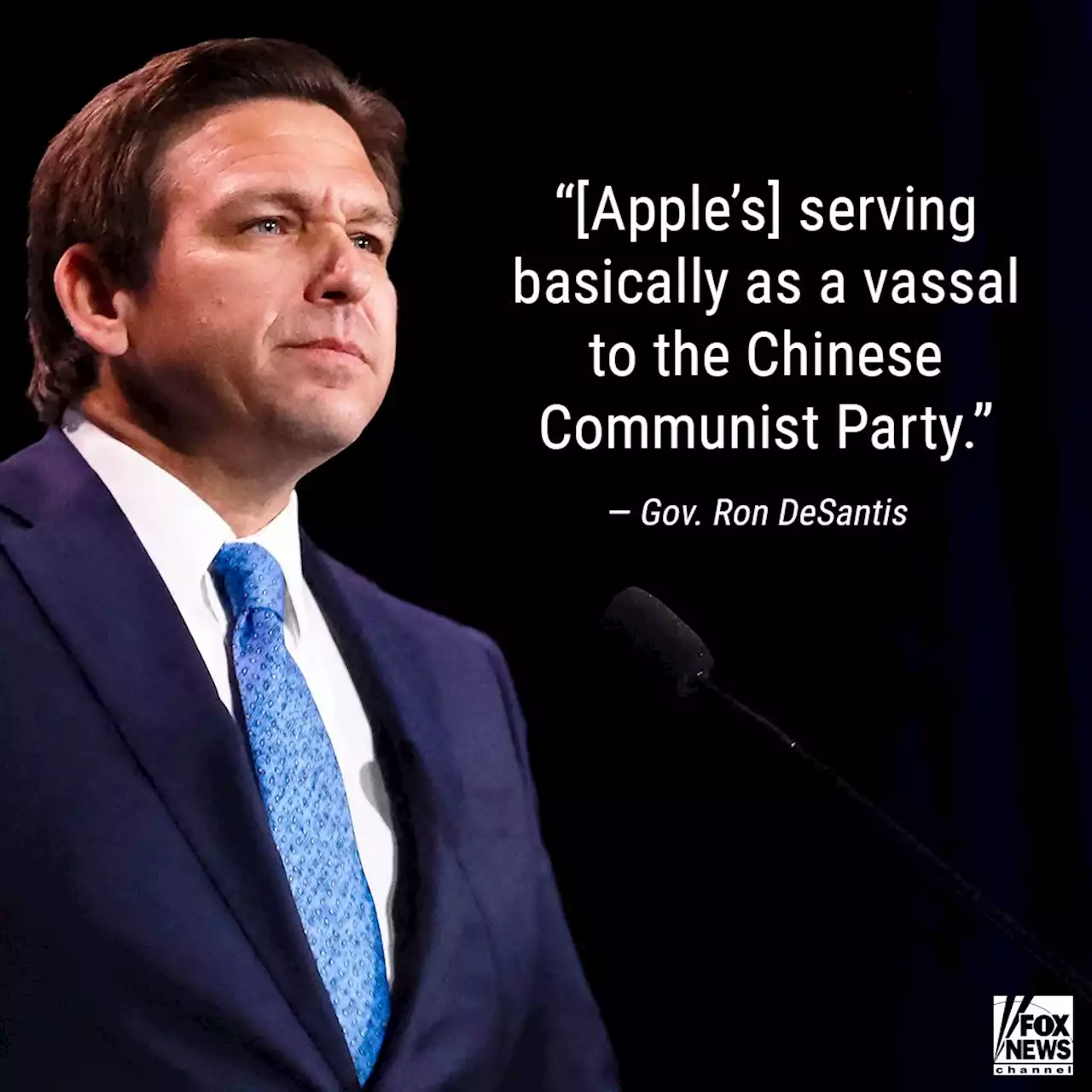 DeSantis slams Apple for allegedly threatening to remove Twitter, catering to Chinese Communist Party