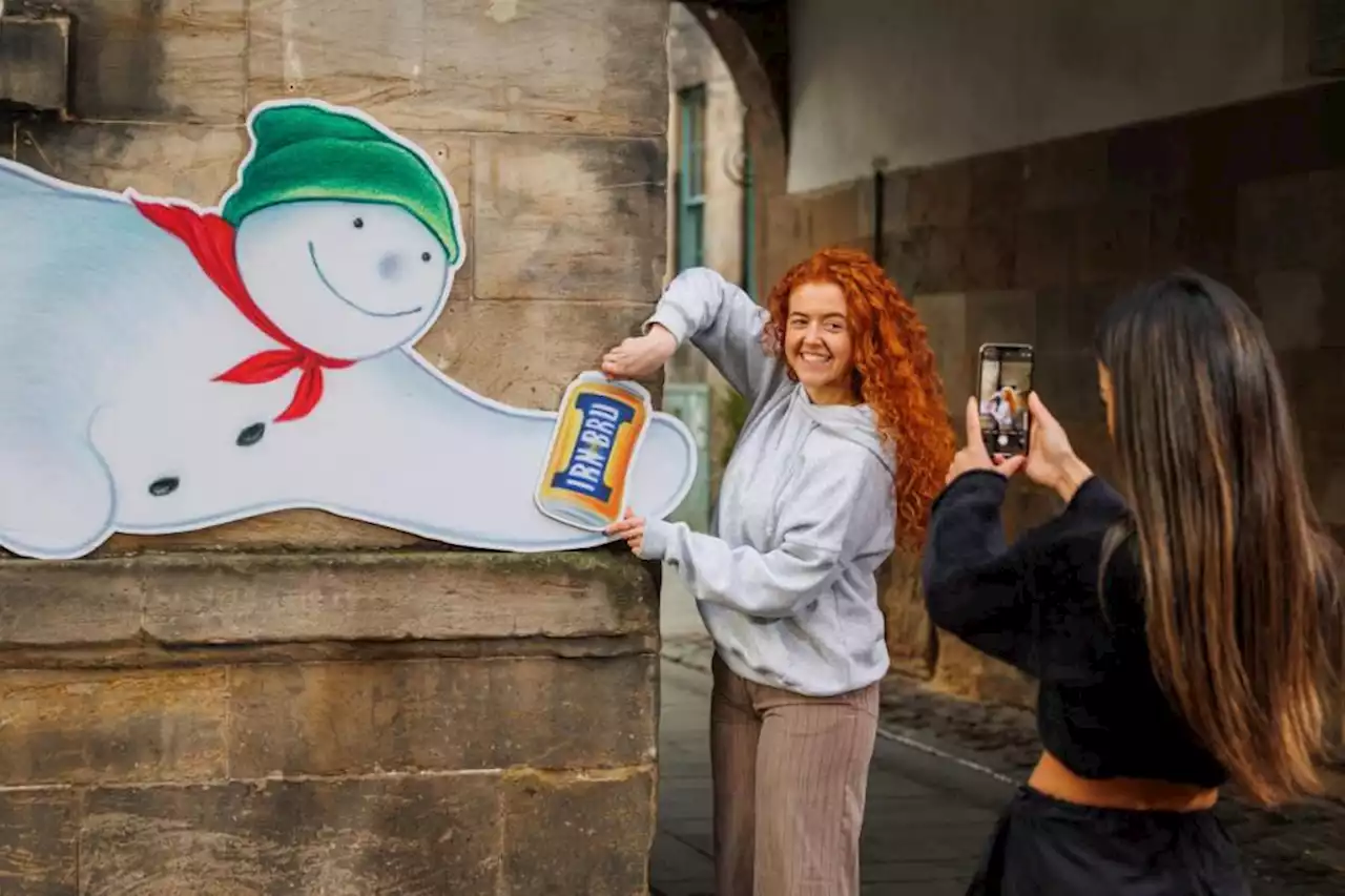 Can you find the Irn Bru Snowman hiding in Glasgow?
