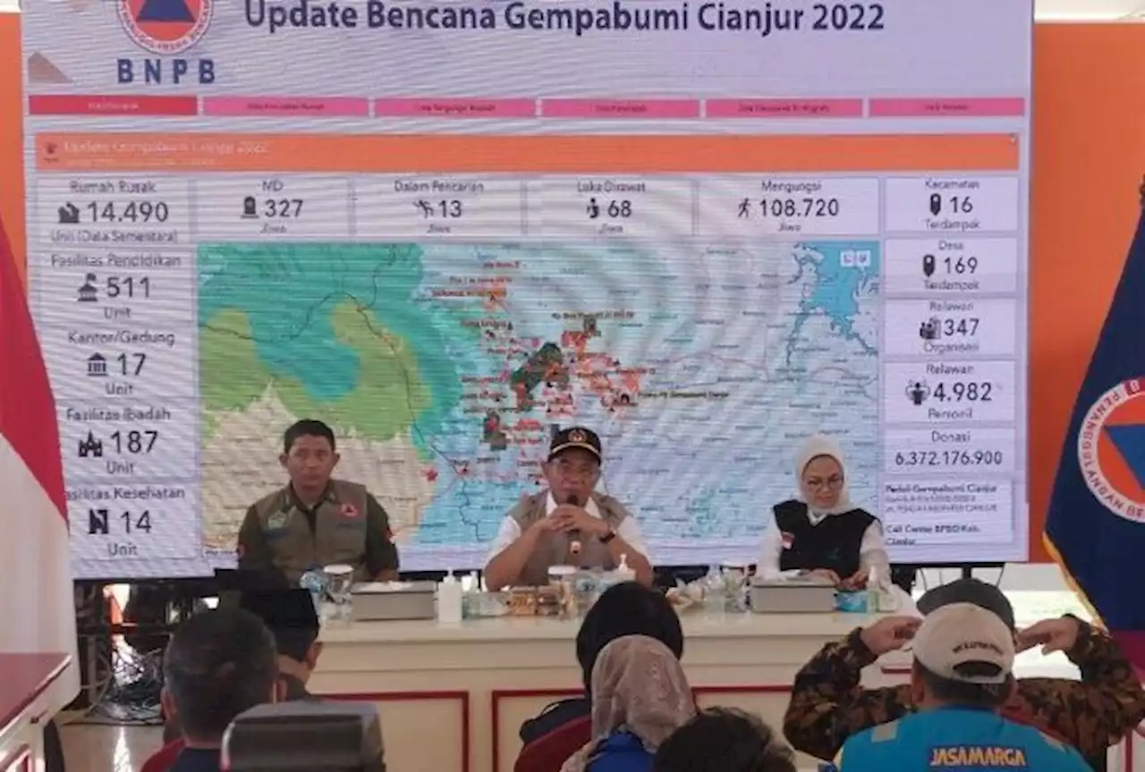 BNPB Sarankan Pencarian Korban Gempa Cianjur Diperpanjang hingga Sabtu