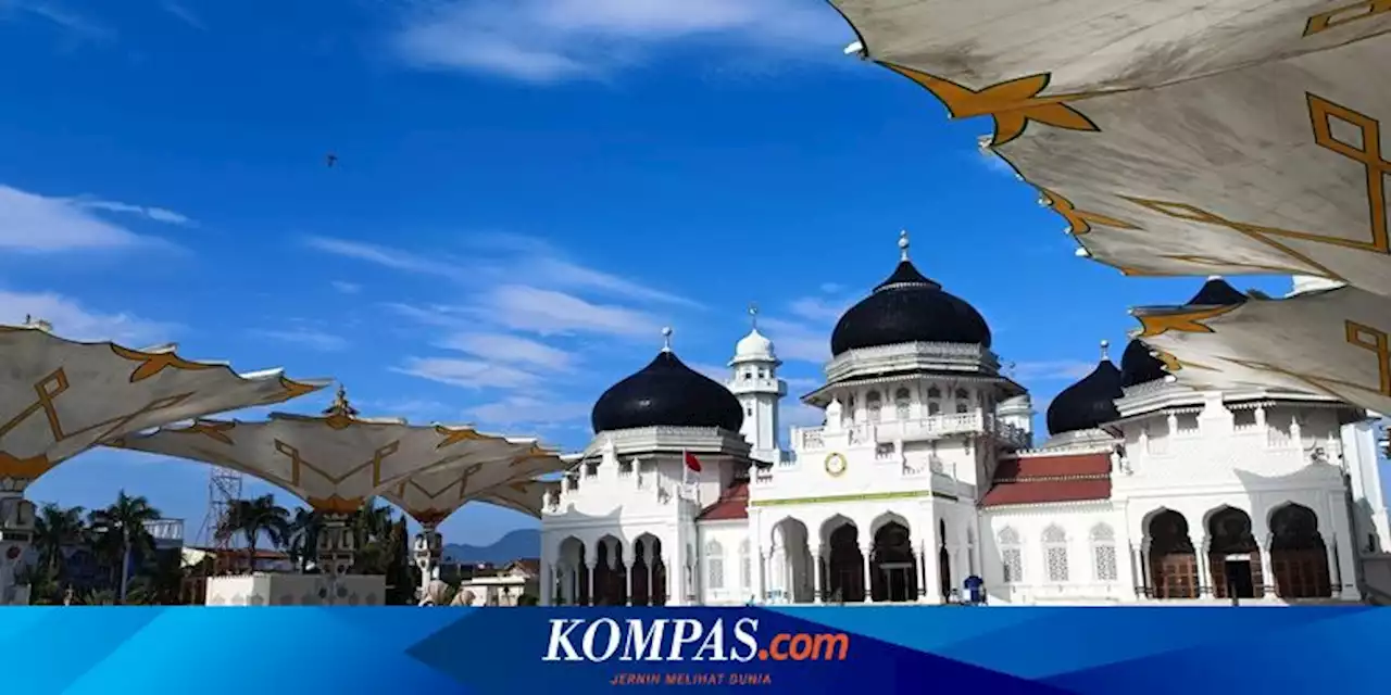 Megahnya Payung Raksasa Masjid Baiturrahman Aceh, Buka Lengkap Setiap Jumat