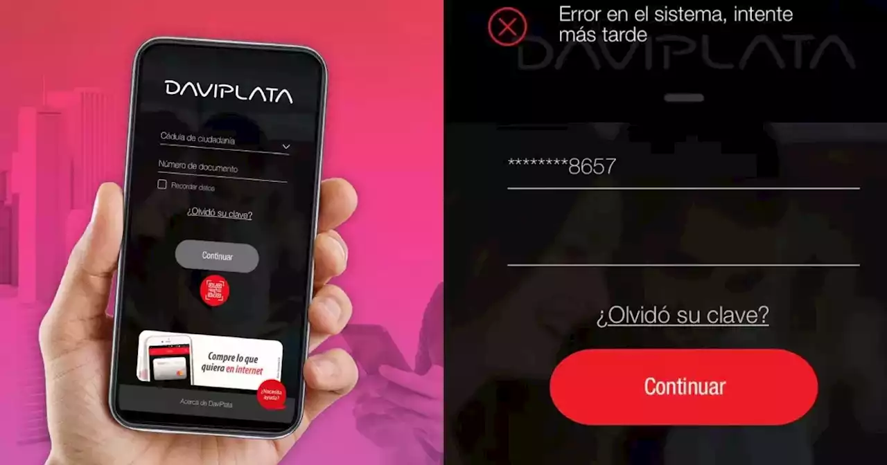 Usuarios reportan fallas en Daviplata hace más de 24 horas; esto respondió la app