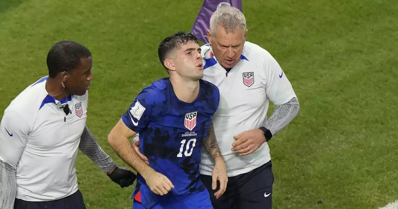 Christian Pulisic taken to the hospital after injury on goal