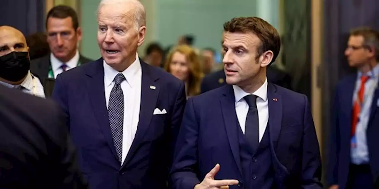 Emmanuel Macron à Washington pour tenter de préserver l'industrie européenne