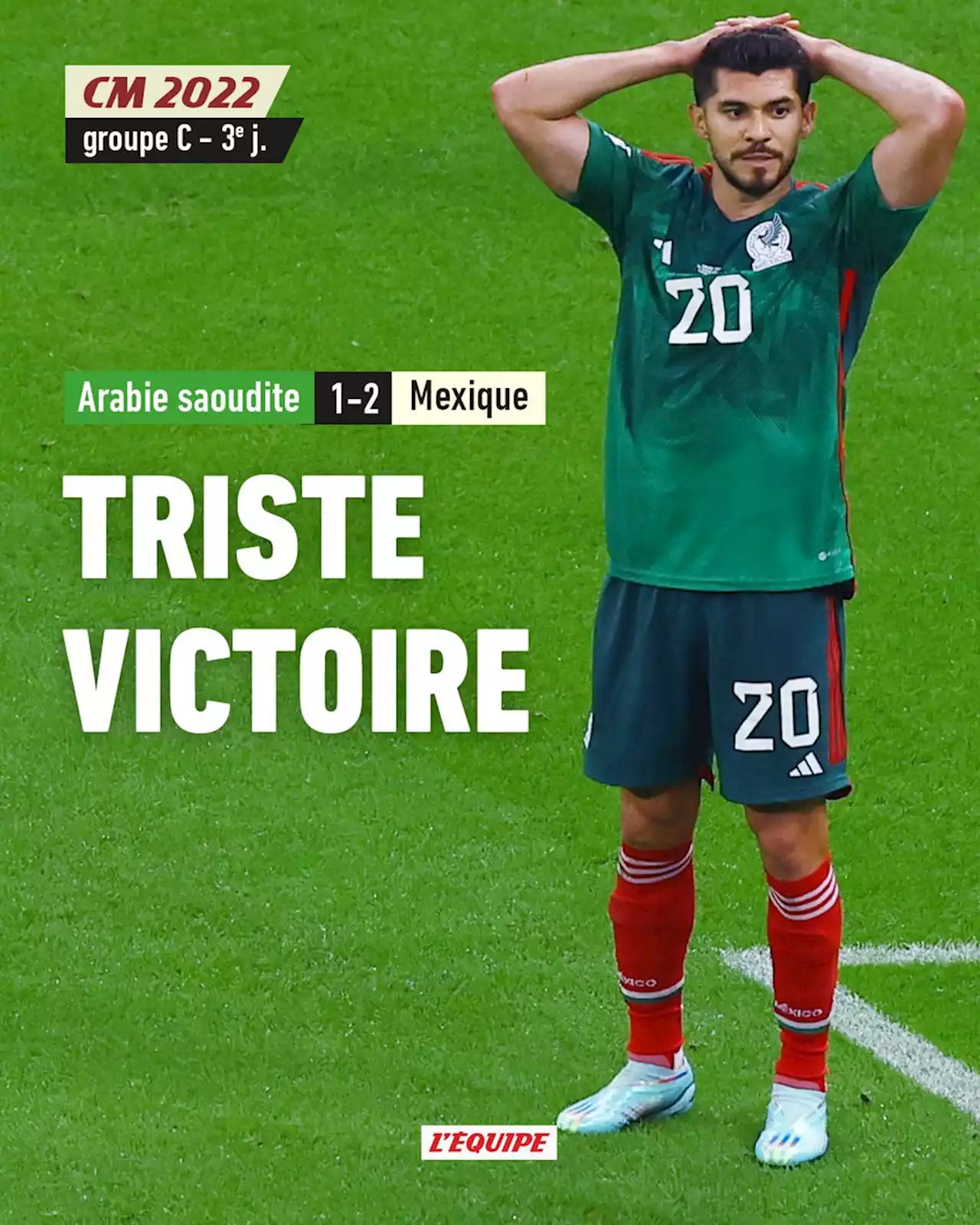 Arabie saoudite 1-2 Mexique, Coupe du monde, résultat et résumé du match (30/11/2022)