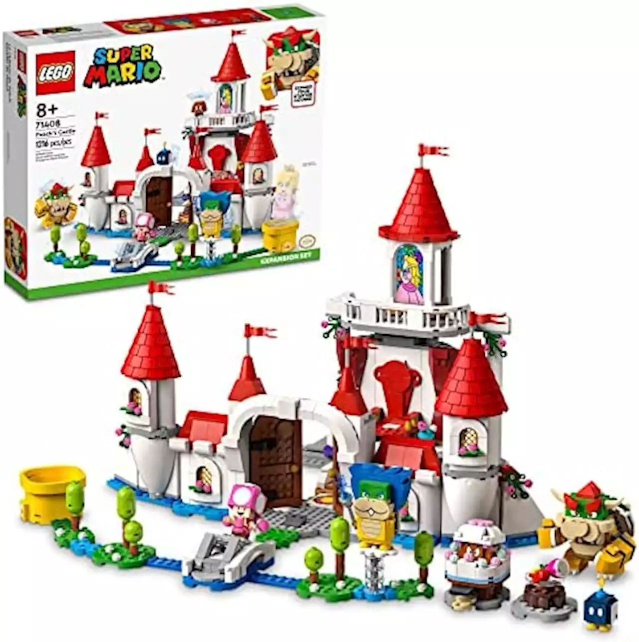 Kit de construcción Lego Super Mario 71408 Set de Expansión: Castillo de Peach (1216 Piezas) : Amazon.com.mx: Juguetes y Juegos