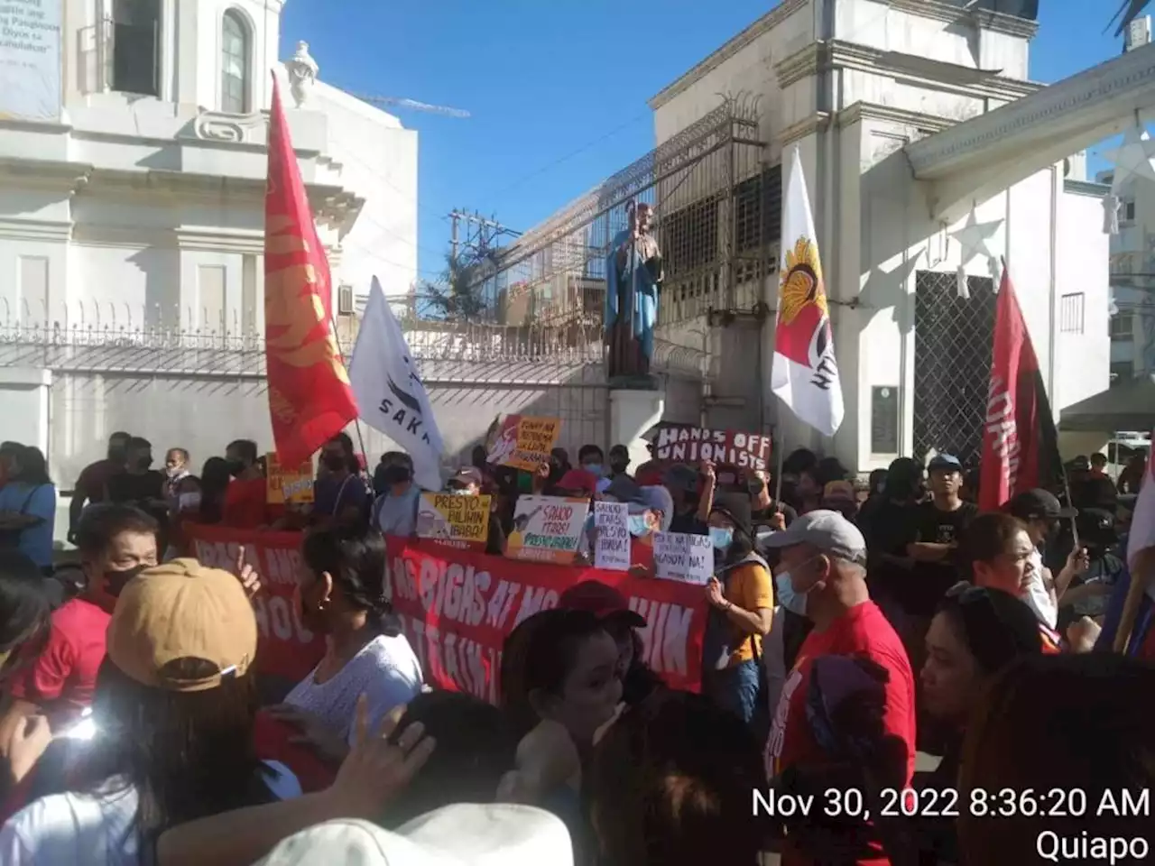 Groups stage protest in Plaza Miranda as nation marks Bonifacio Day