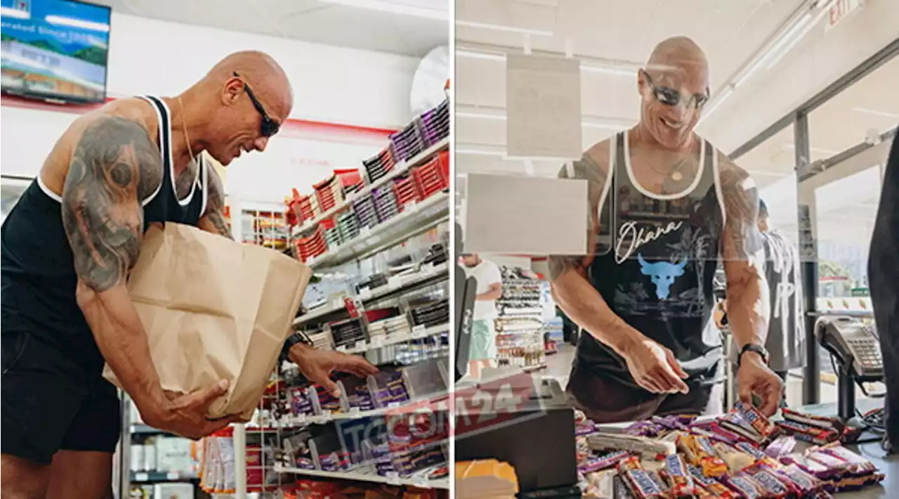 Dwayne Johnson ritorna dove rubava snack da ragazzo e compra tutto