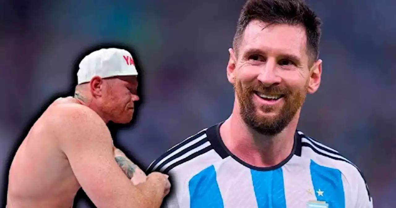 En Argentina ven ridículo al Canelo: 'Junto a Messi no existes'