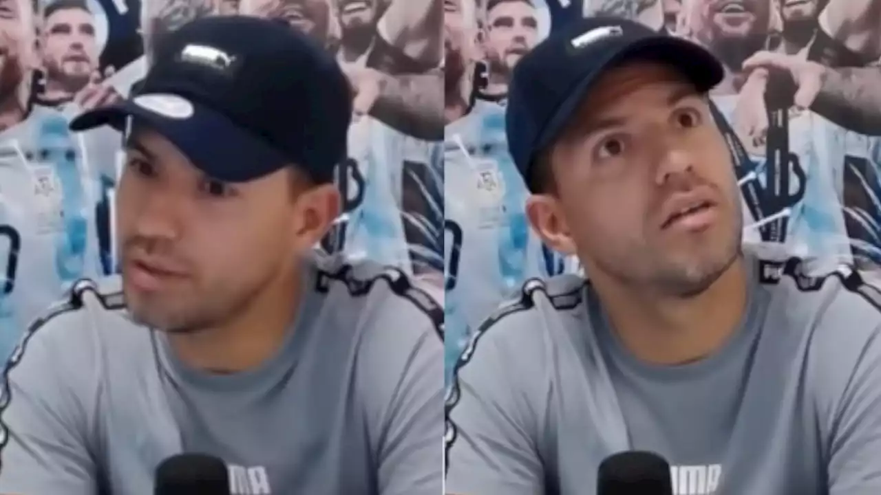 La reacción del ‘Kun’ Agüero al enterarse en vivo de la muerte de Andrés Balanta | Minuto30