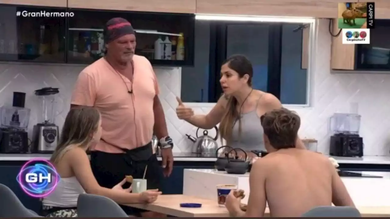 Fuerte pelea entre Coti y Romina en Gran Hermano