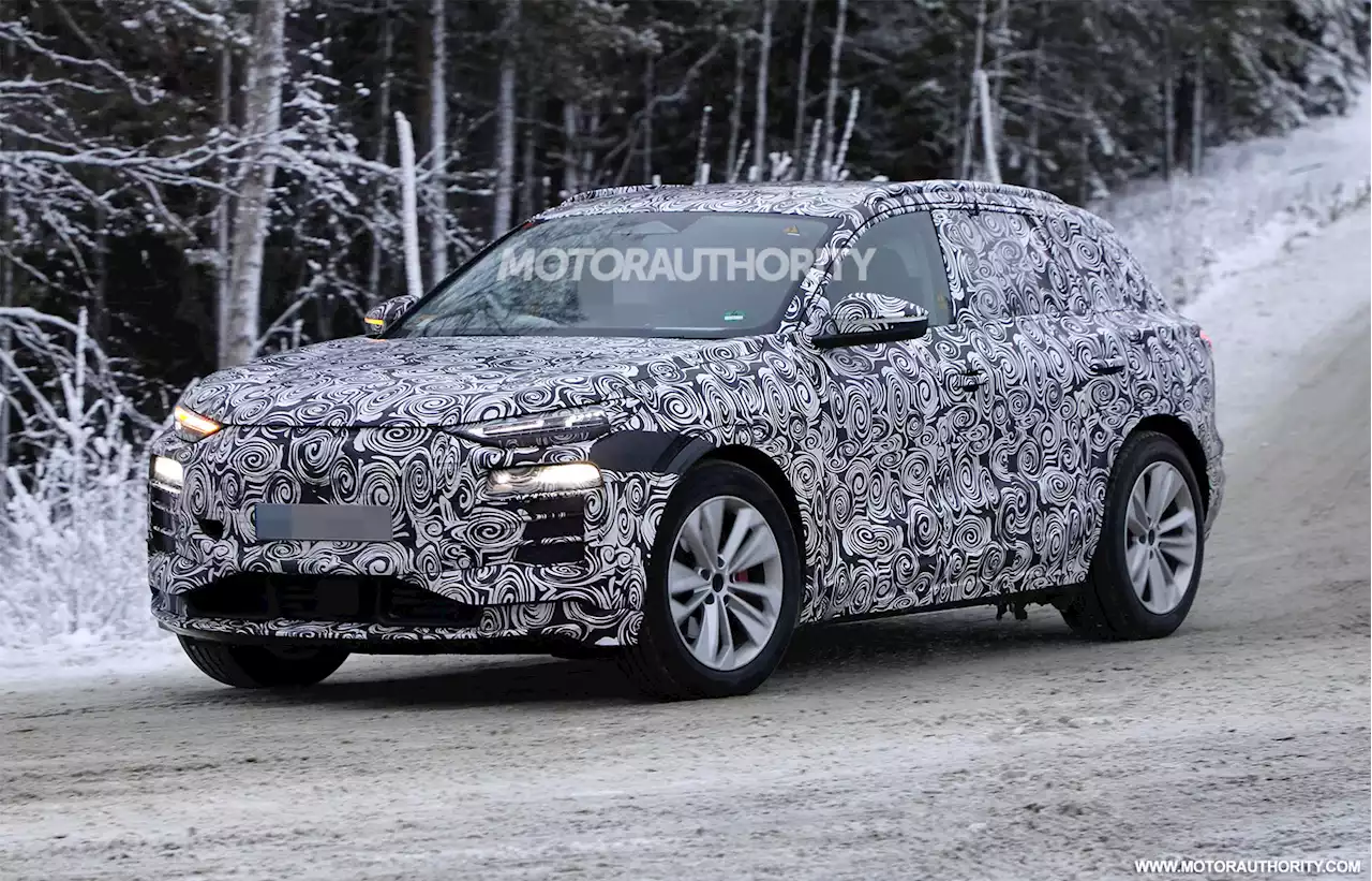 2024 Audi Q6 E-Tron spy shots and video