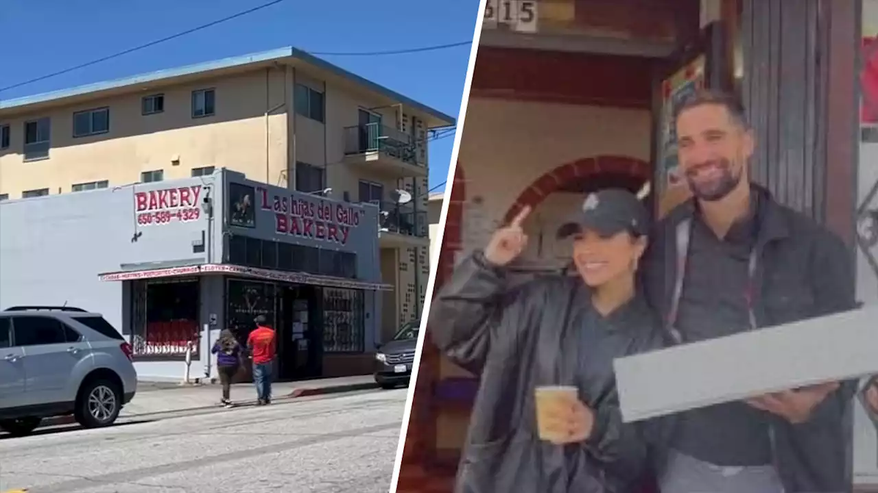 Surprise! Becky G Visits South San Francisco Bakery