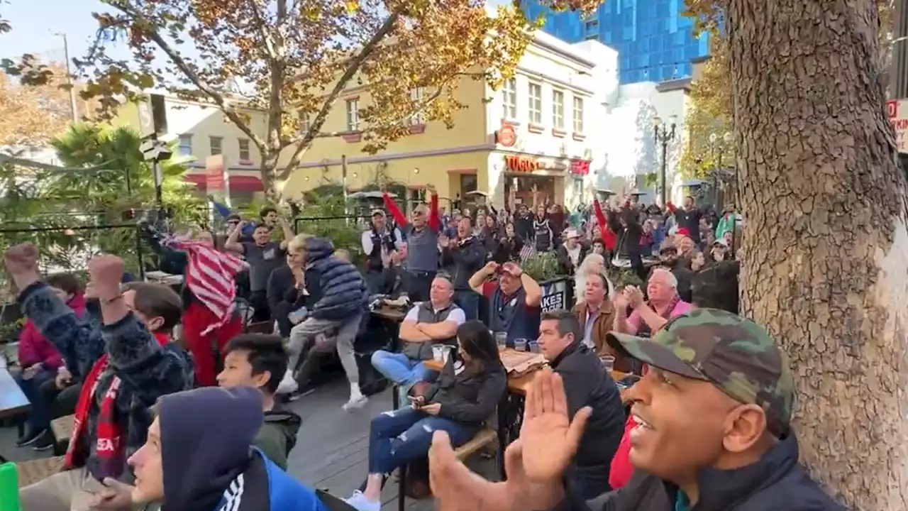 Team USA Fans Flood San Jose's San Pedro Square for World Cup Watch Party