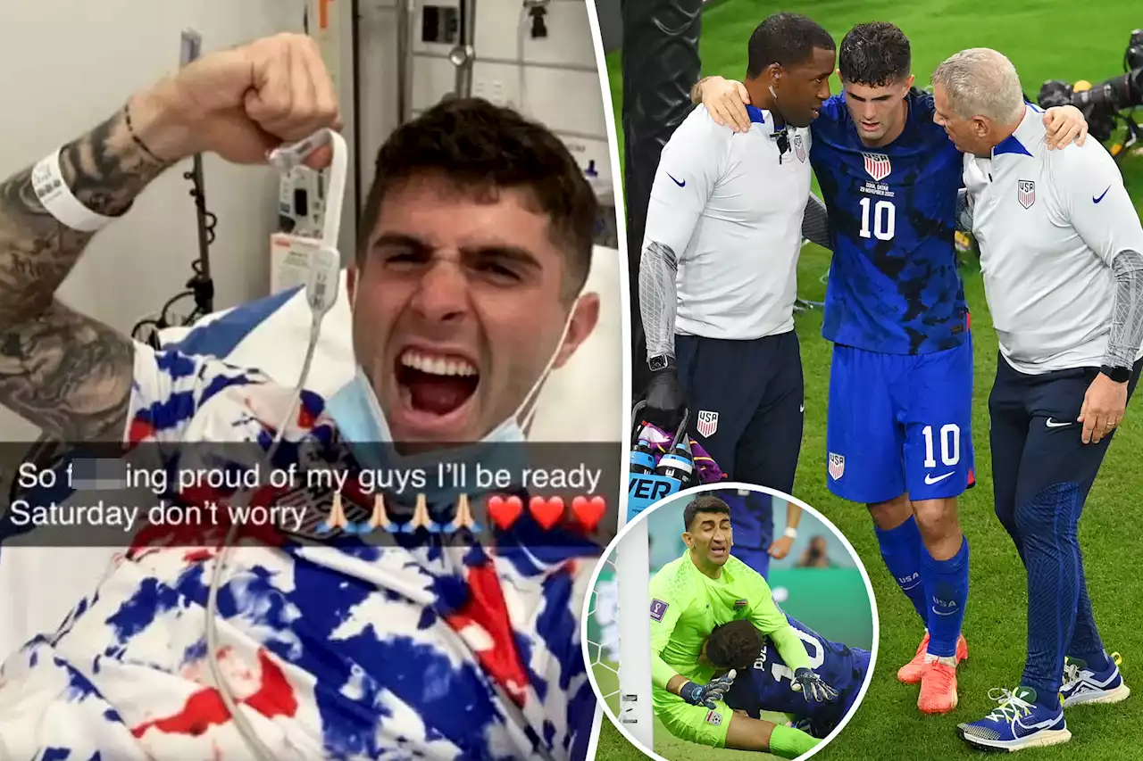 Christian Pulisic celebrates USMNT win from hospital: ‘So f–kin proud’