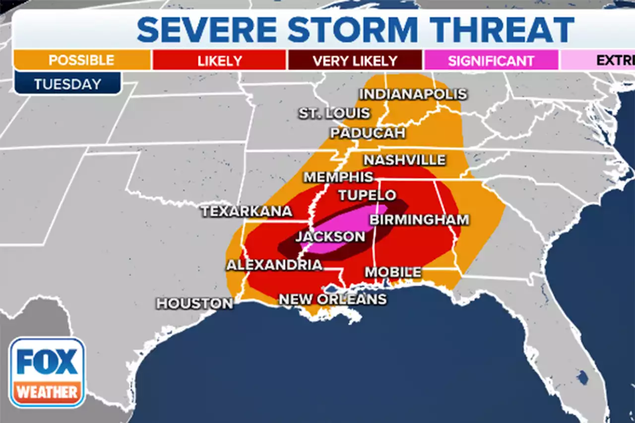 Multiple tornadoes touch down across Southern US in ‘particularly dangerous situation’