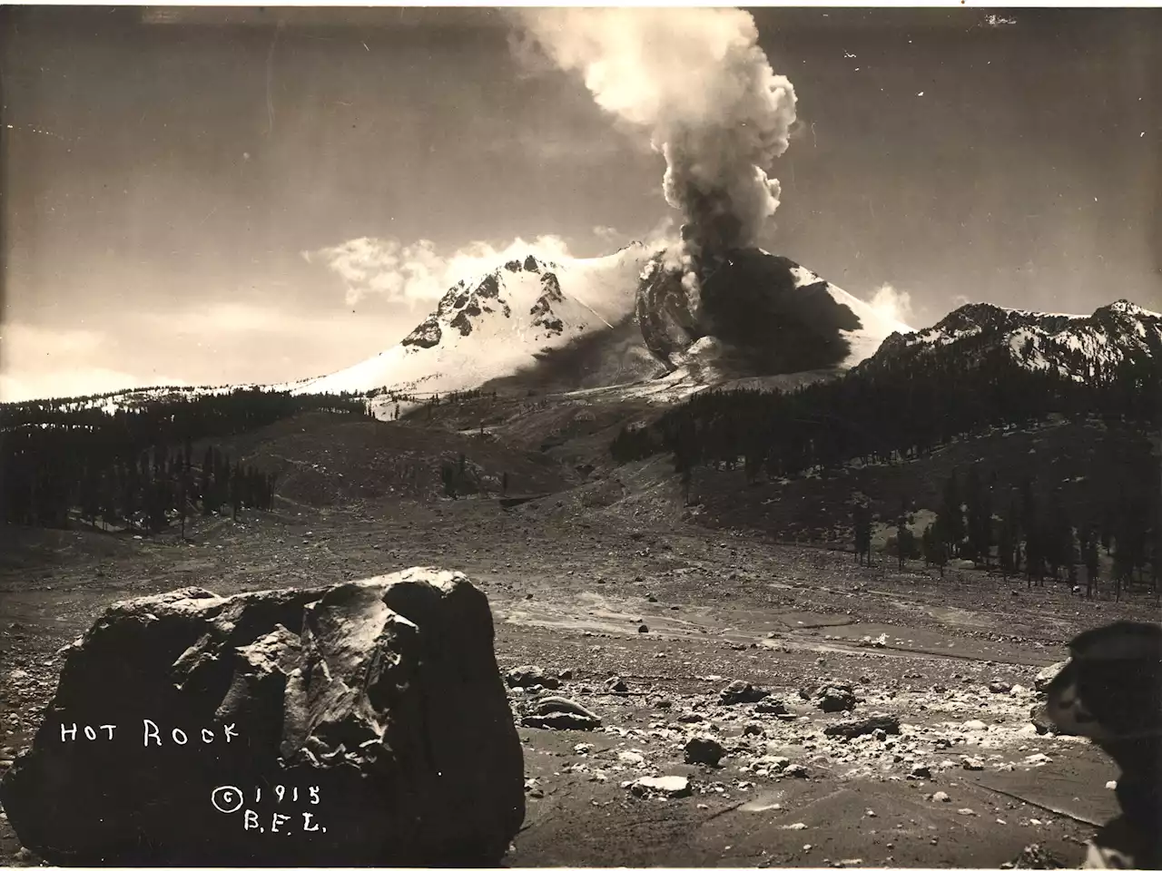 Calif.'s most recent volcanic eruption rained ash for 300 miles