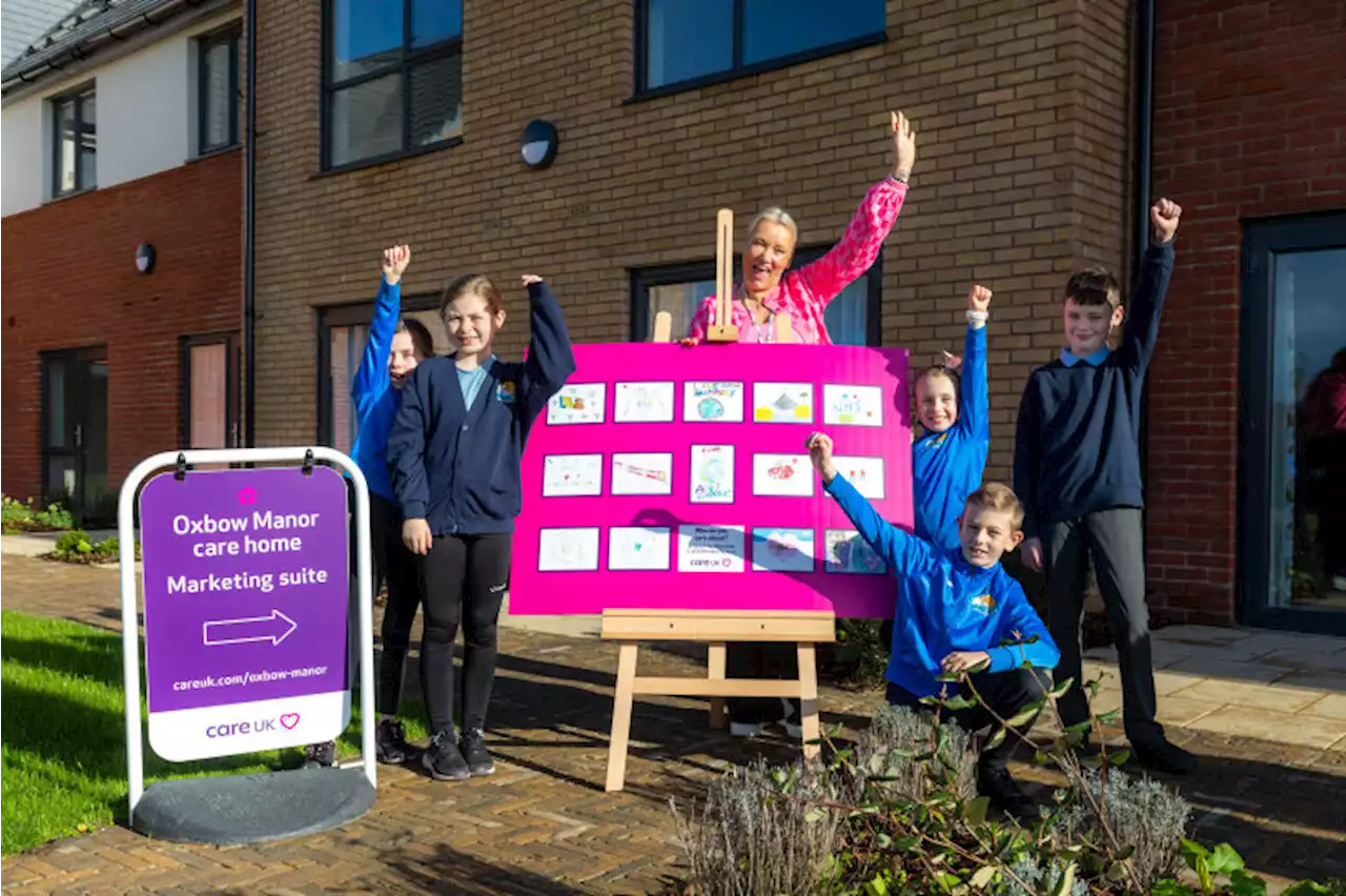 Shrewsbury pupils get crafty for new care home