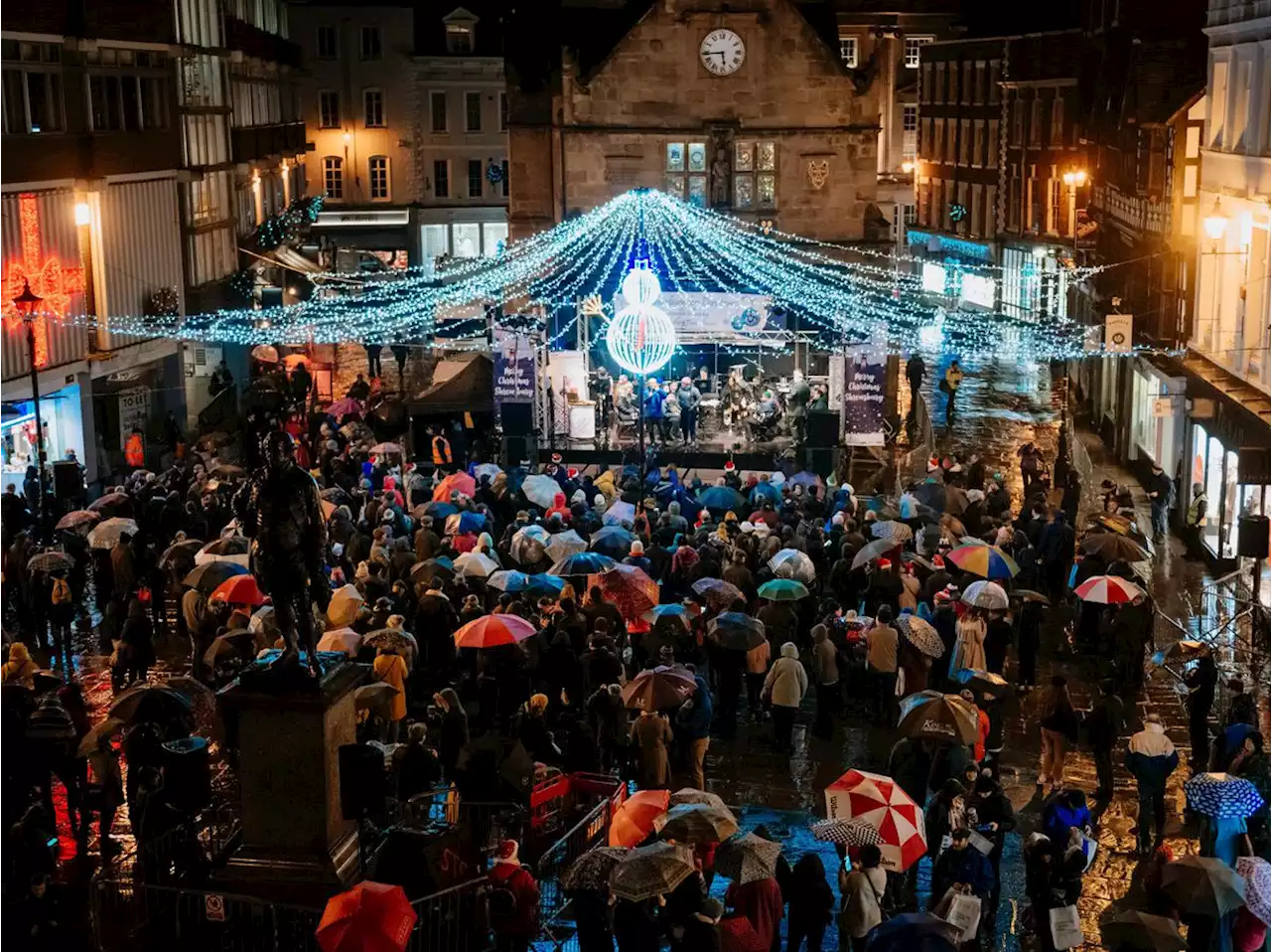 Road closures confirmed ahead of Shrewsbury's Carols in the Square