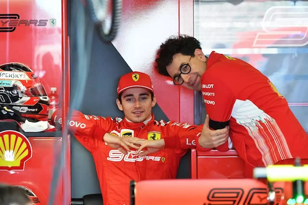 Charles Leclerc (Ferrari): Das sagt er Mattia Binotto