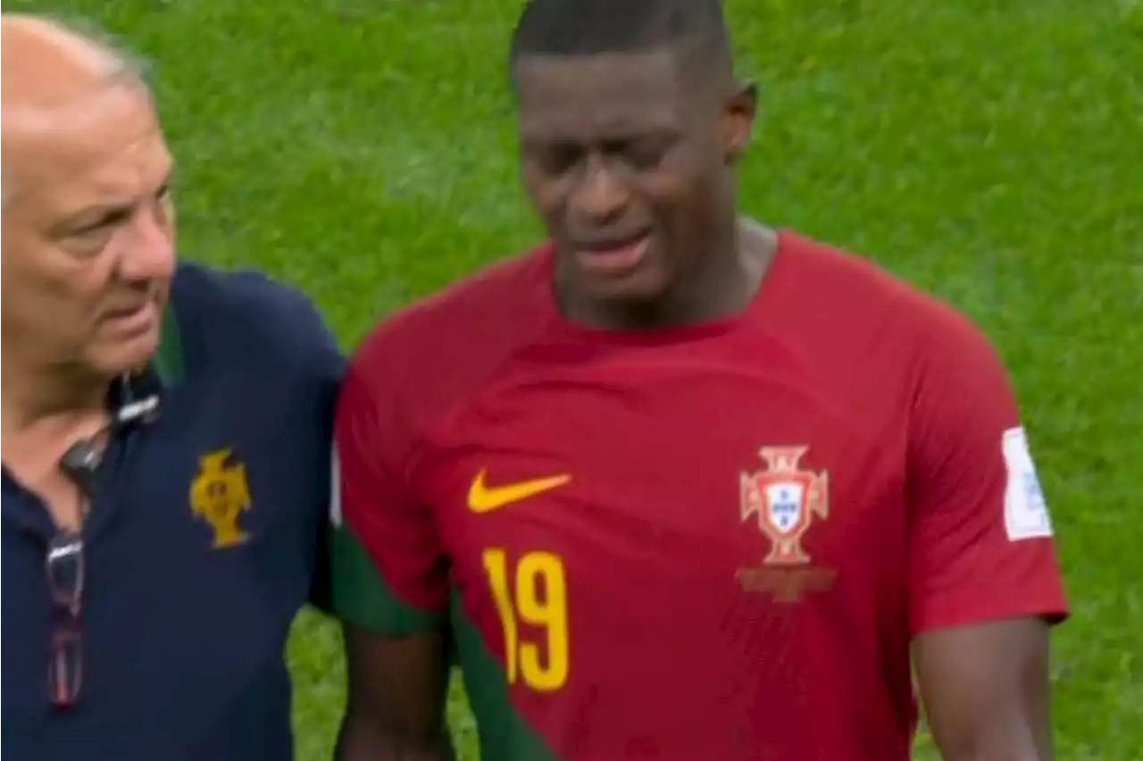 Portugal star Mendes to miss rest of World Cup with injury that reduced him to tears