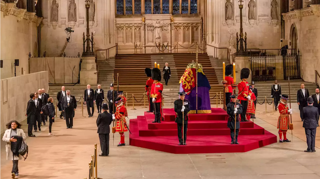 Westminster Hall Damaged by Throngs of Mourners Who Visited Queen