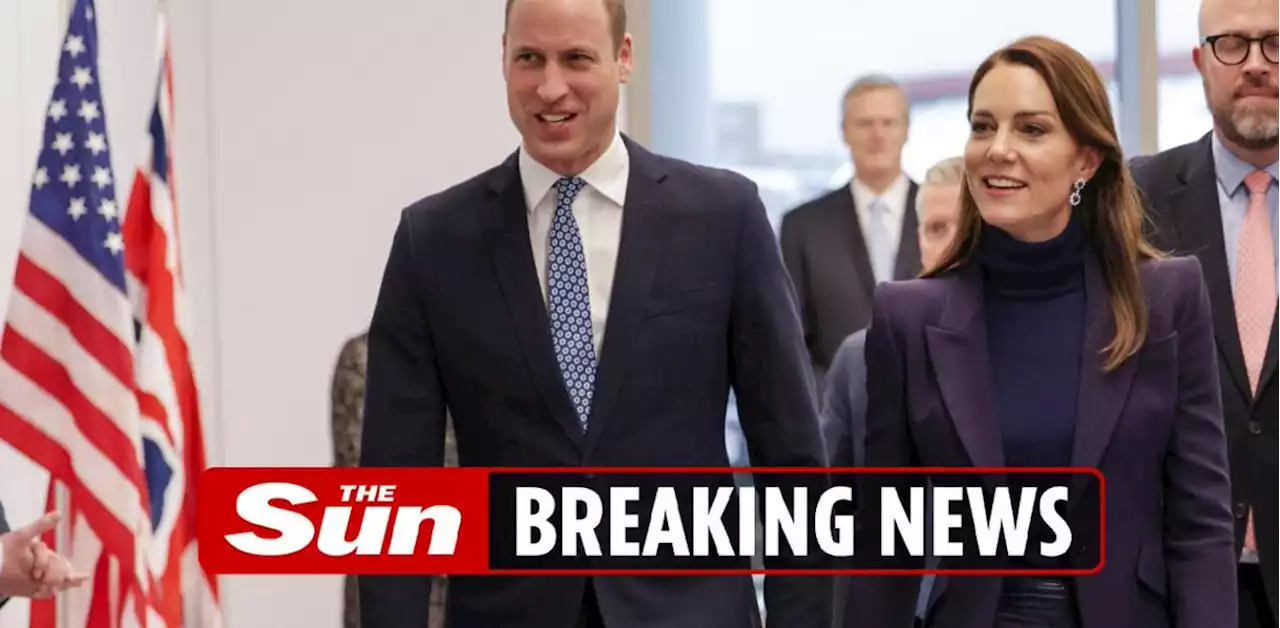 Kate & William pictured for first time since Palace race row as they arrive in US