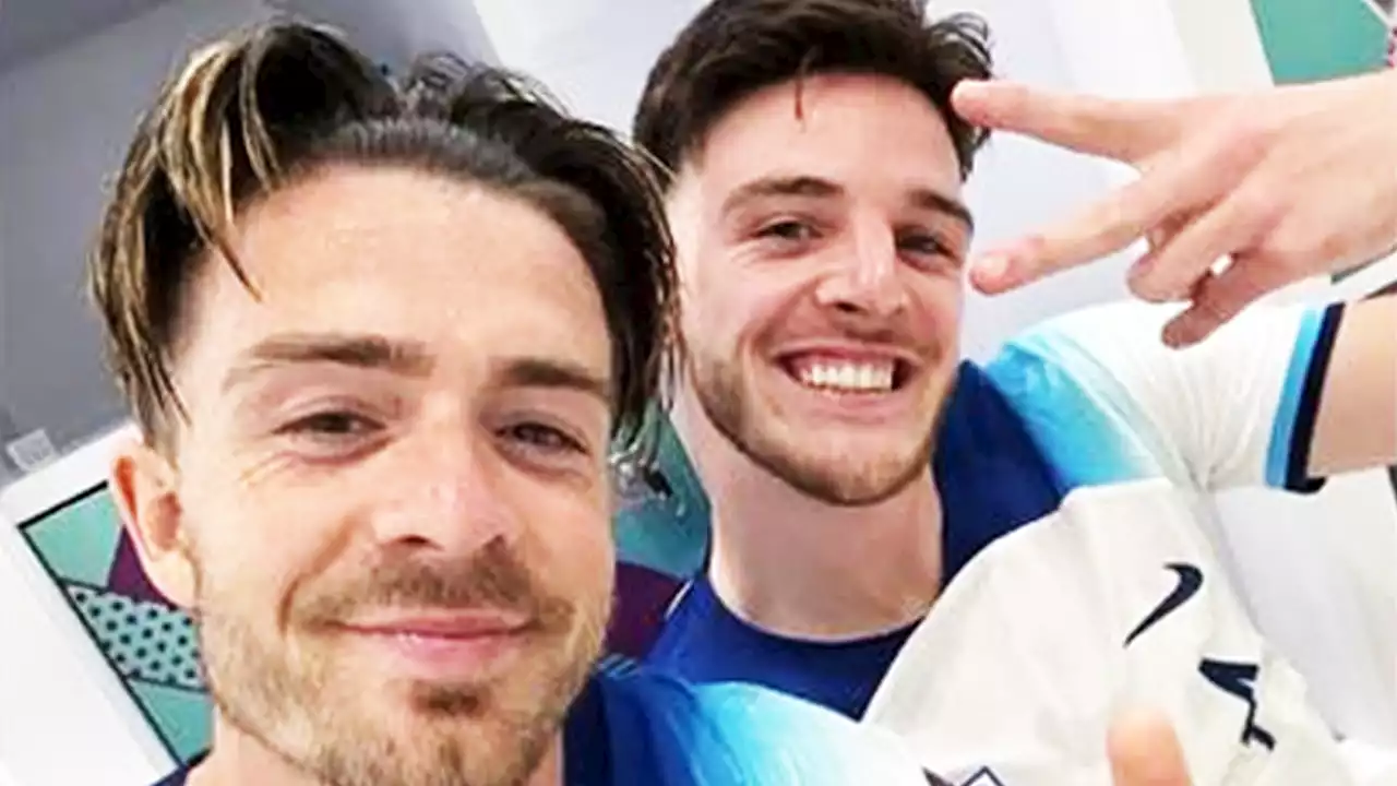 Smiling Grealish shares pic of England's dressing room after World Cup win