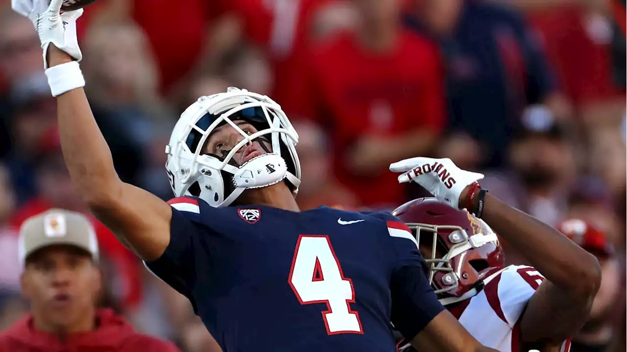 Arizona's Tetairoa McMillan, Jonah Savaiinaea make PFF All-Freshman Team