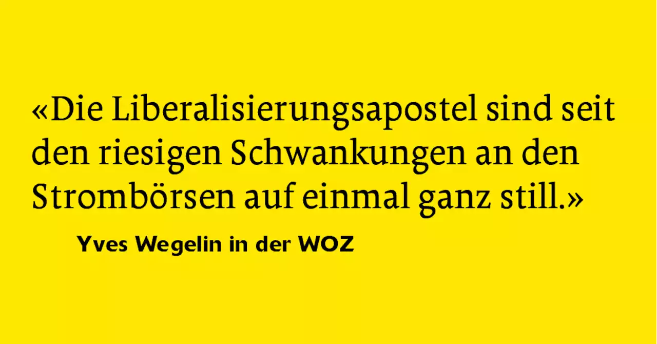 Energiekrise: Bürgerliche Planwirtschaft