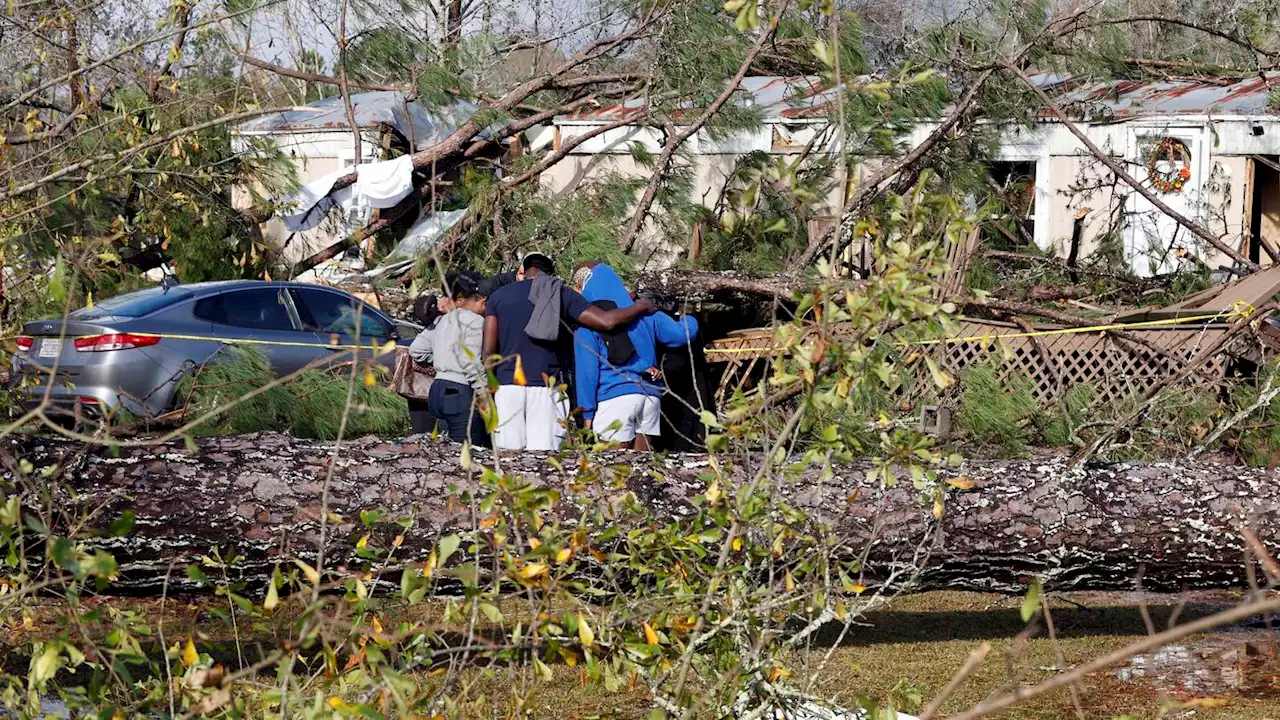 Tornadoes fueled by record highs wrecked homes around South