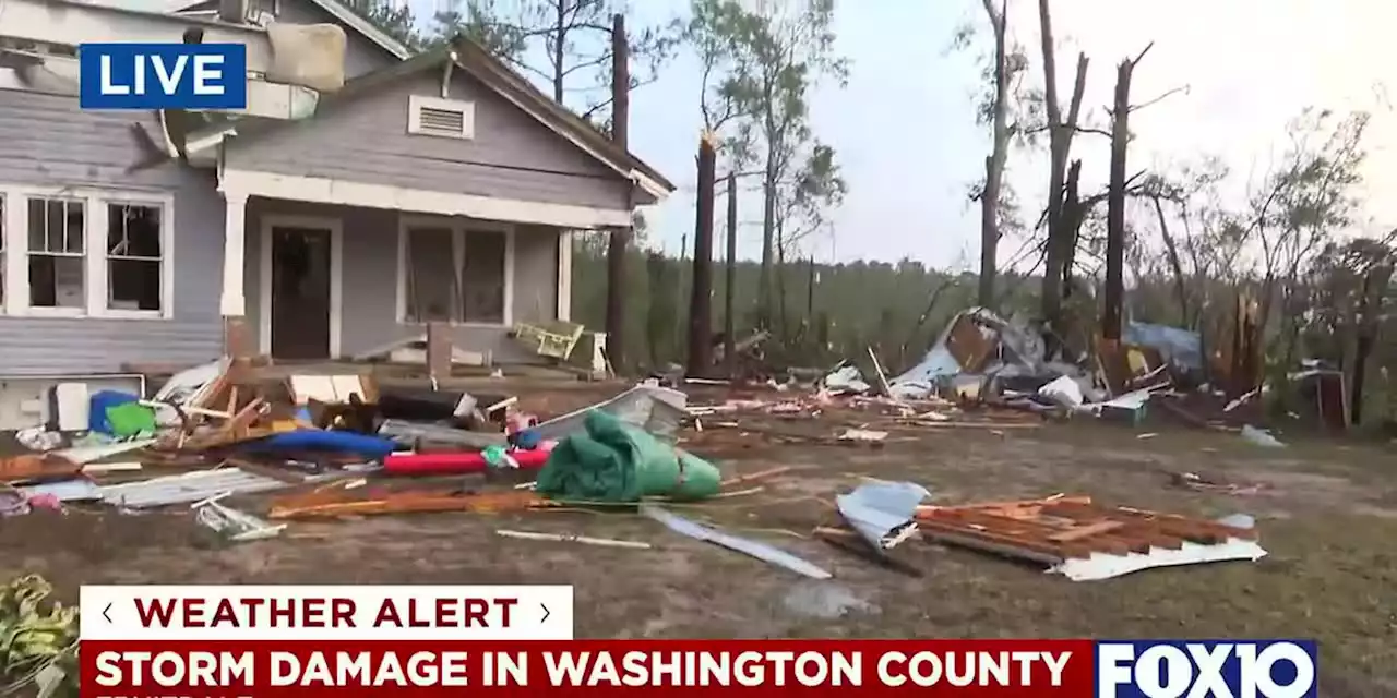 Morning storm system causes damage across southwest Alabama