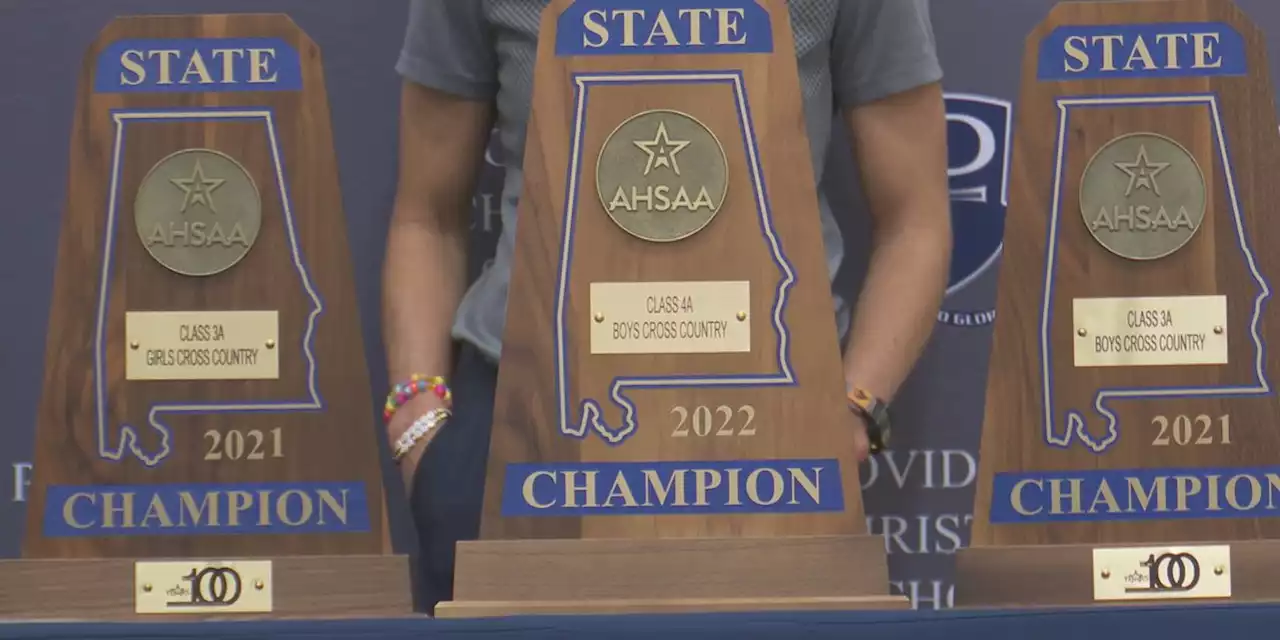 Providence Christian celebrates cross country state champions