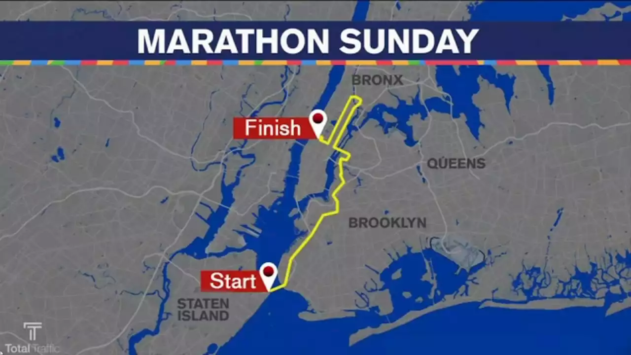 2022 TCS New York City Marathon: Sunday street closures announced. Here's what drivers need to know