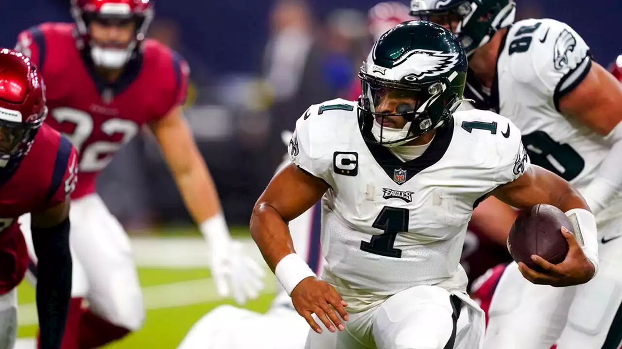 NFL Thursday night: Jalen Hurts, Eagles rise to 8-0