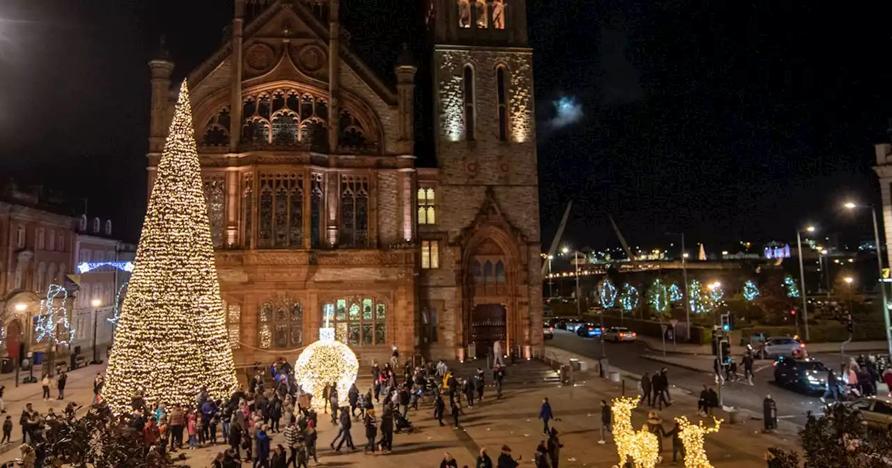 Derry Christmas lights to be turned off early amid cost of living crisis