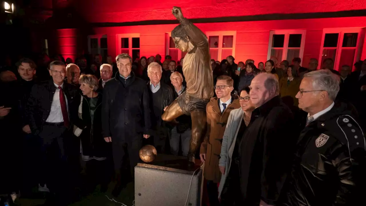 Nach Protesten der Einwohner! Wo Gerd Müllers neue Statue nun steht