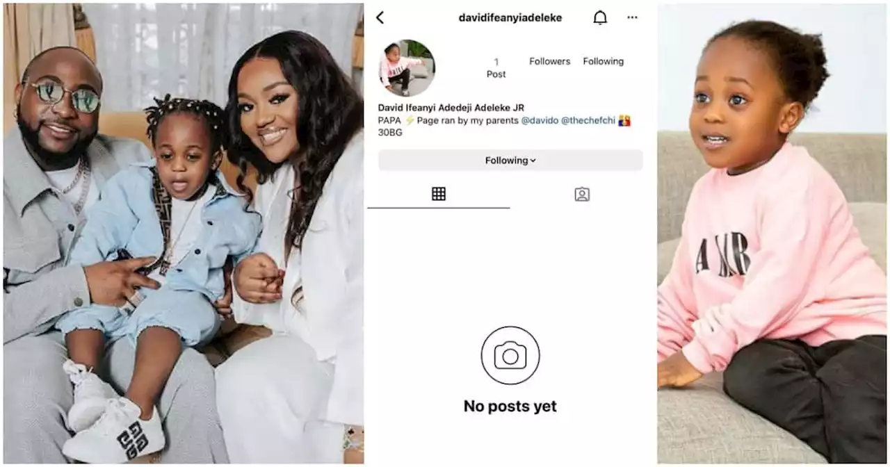 Davido's son Ifeanyi's Instagram page disabled following his tragic death