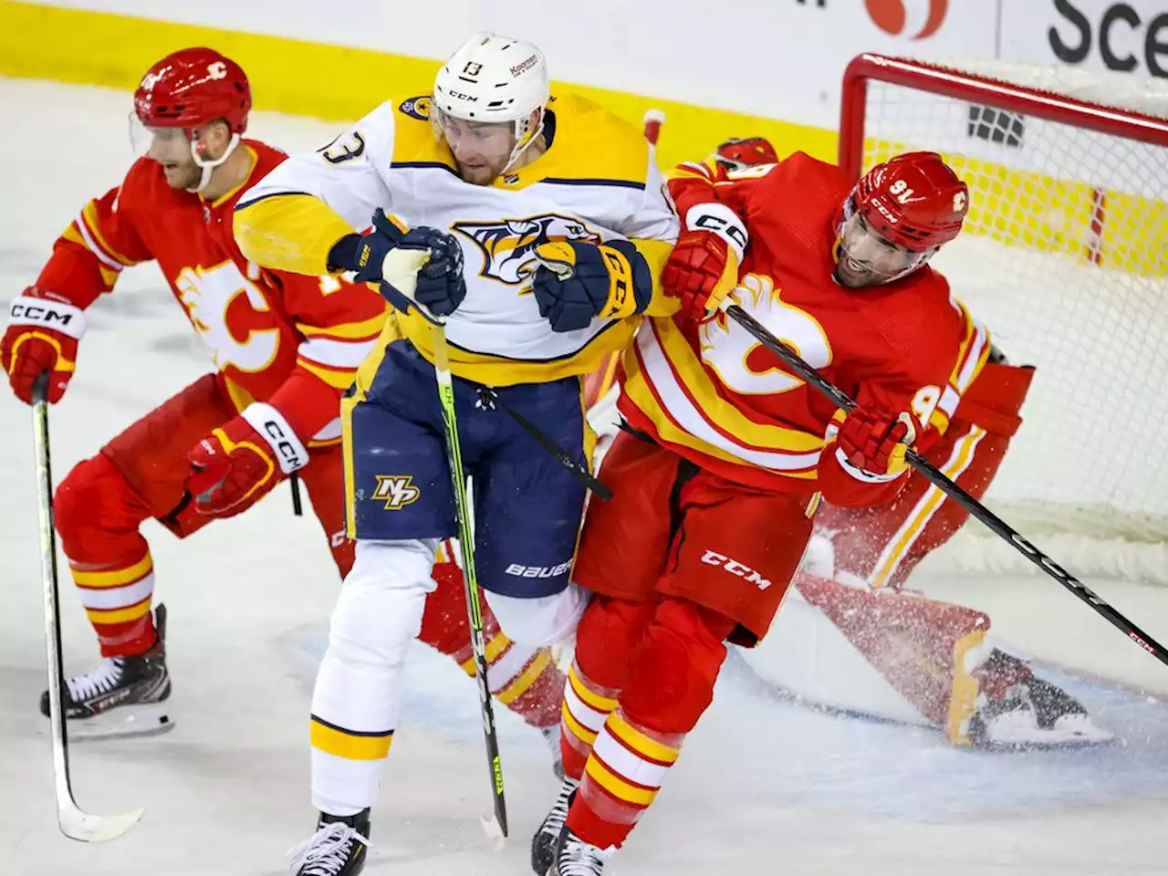 SNAPSHOTS: Flames lose third straight after ‘unacceptable’ effort against Predators