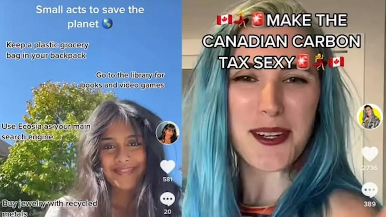 These 2 Canadians are using TikTok to talk up climate action | CBC News