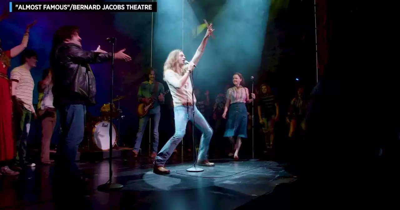 New musical 'Almost Famous,' based on Oscar-winning film, opens on Broadway