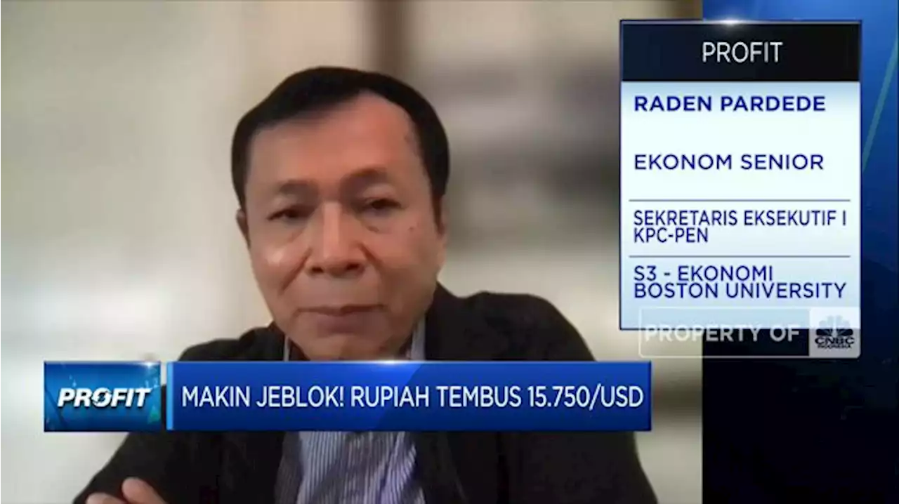 Soal Pelemahan Rupiah, Ekonom Senior: Jangan Terlalu Khawatir