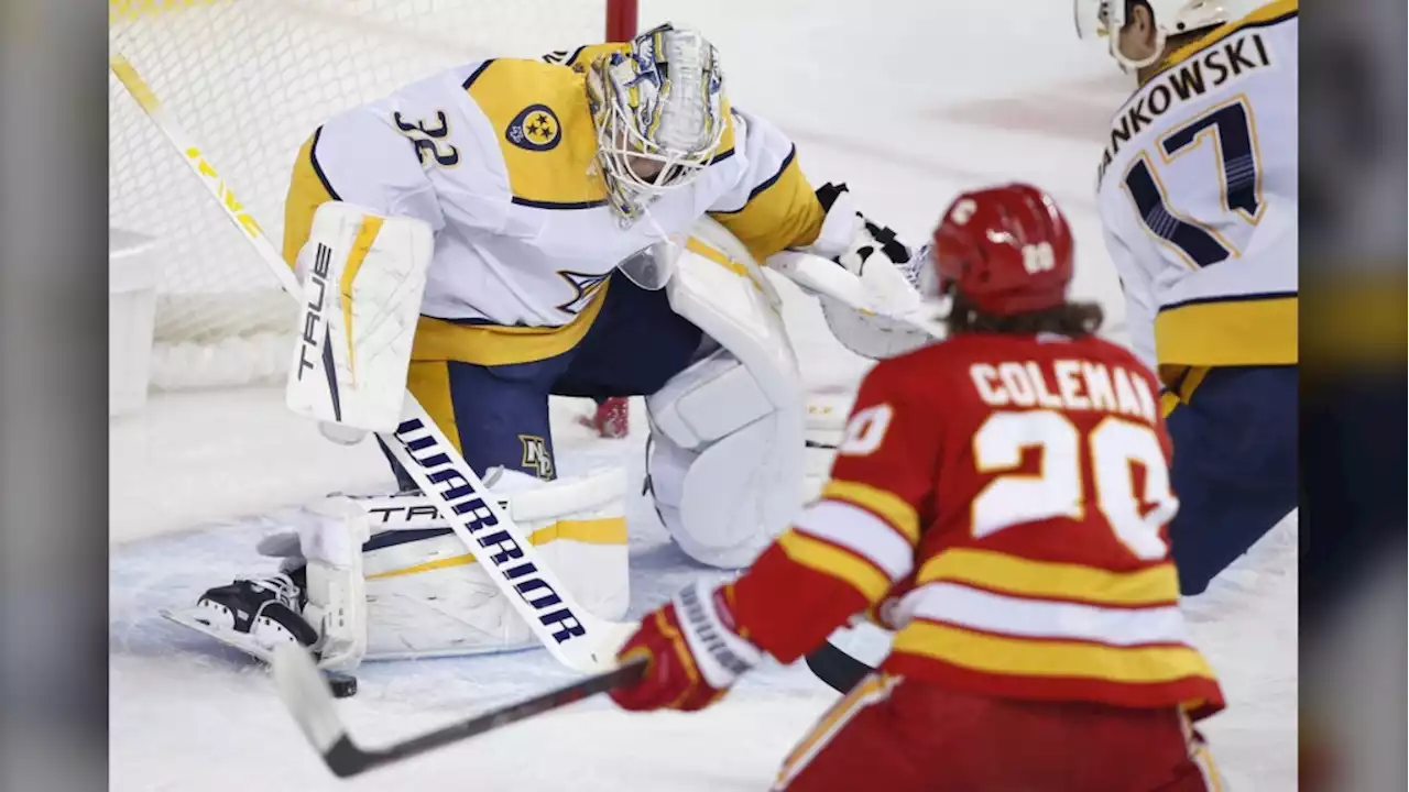 Flames handed third consecutive loss as Predators cruise to 4-1 victory