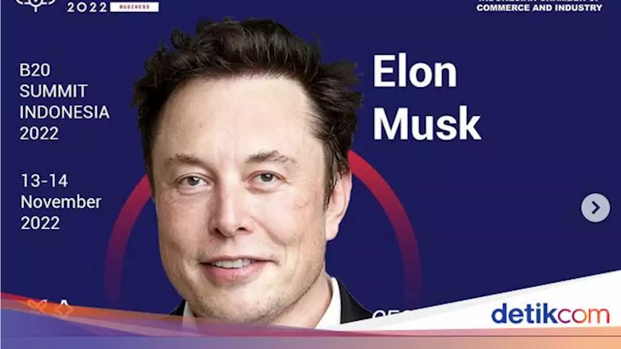 Elon Musk Bakal Ngomong Apa di B20 Summit Bali? Nih Bocorannya